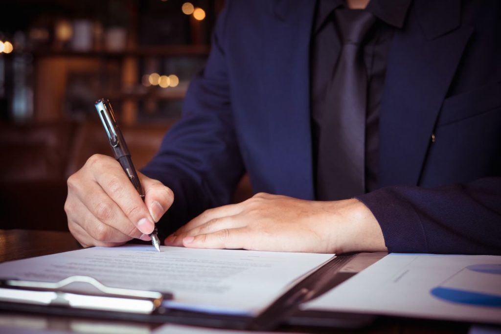 signature d' un Prêt immobilier sans apport